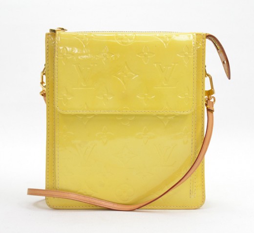 Louis Vuitton Monogram Vernis Mott Bag - Yellow Shoulder Bags