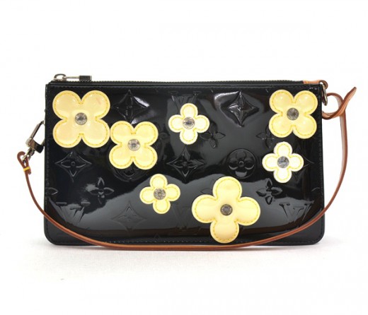 Faux Leather LV black/yellow