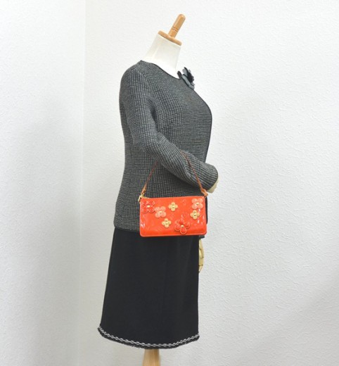 Orange Louis Vuitton Patent Miroir Venice Crossbody Bag, AmaflightschoolShops Revival
