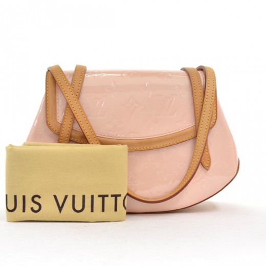 Pre-Owned Louis Vuitton LOUIS VUITTON Vernis Biscayne Bay GM Shoulder Bag  Marshmallow Pink M91284 (Good) 