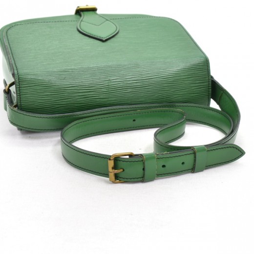 Leather belt Louis Vuitton Green size 80 cm in Leather - 22863526