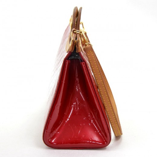 LOUIS VUITTON LV Roxbury Drive Handbag Shoulder Bag M91987 Vernis Red Bean