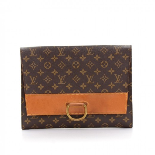 Shop Louis Vuitton Monogram Canvas Leather Logo Clutches (M82800) by  Twinkle☆JUICY