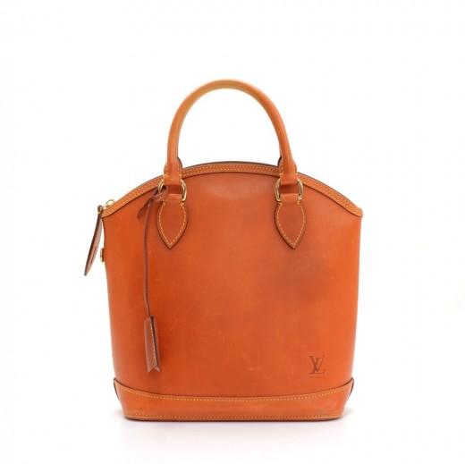 Louis Vuitton Louis Vuitton Lockit Brown Nomade Leather Handbag