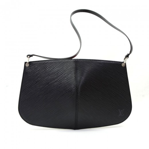 Louis Vuitton Epi Pochette Demi-Lune - Black Shoulder Bags
