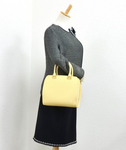 Louis Vuitton Epi Pont Neuf Handbag Shoulder Bag Vanilla