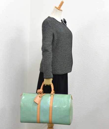 Louis Vuitton Yellow Monogram Vernis Mercer Keepall Duffle Bag 88lv317sW, Women's, Size: One Size