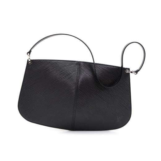 Louis Vuitton Black Epi Leather Demi Lune Pochette Bag Louis Vuitton