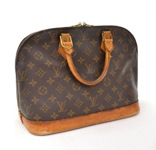 Alma leather travel bag Louis Vuitton Brown in Leather - 35313849