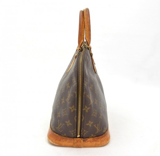 Alma leather handbag Louis Vuitton Brown in Leather - 37670665