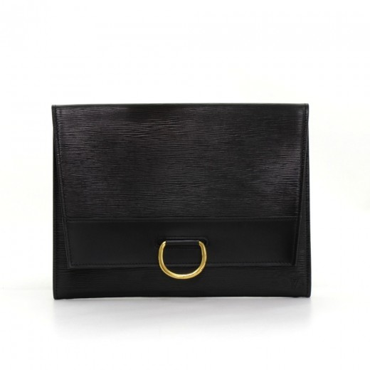 Louis Vuitton Epi Leather Clutch - Black Clutches, Handbags - LOU752976