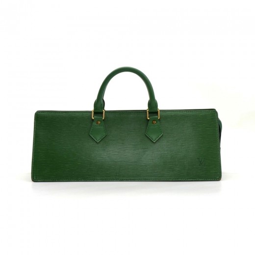 Louis Vuitton Louis Vuitton Sac Triangle Green Epi Leather Hand Bag