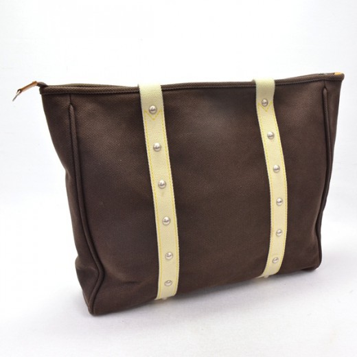 Coffee cup leather bag Louis Vuitton Brown in Leather - 19701989