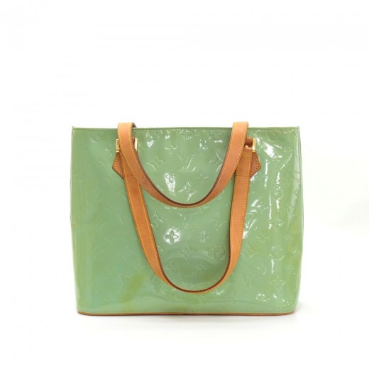 Louis Vuitton, Bags, Louis Vuitton Vintage Hand Bag Houston Green Vernis
