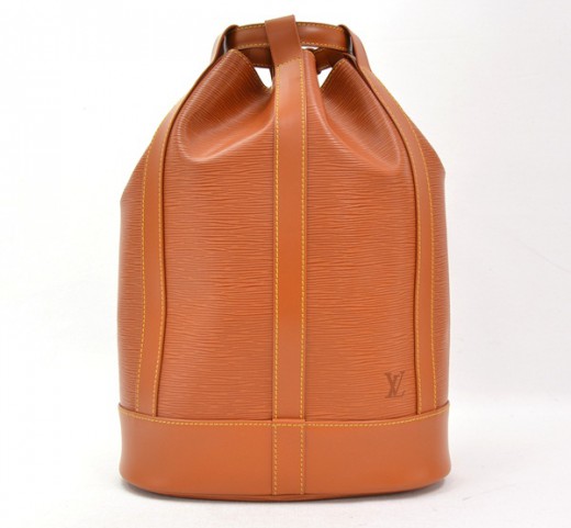 Louis Vuitton Louis Vuitton Brown Epi Leather Randonnee Shoulder Bag