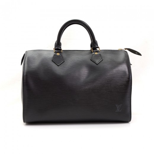 Louis Vuitton Vintage - Epi Speedy 30 - Black - Leather Handbag