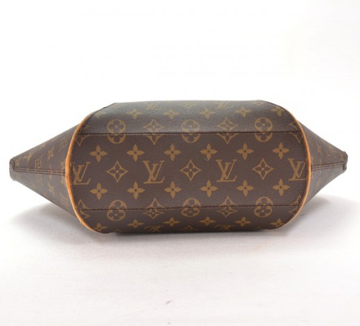Authentic Louis Vuitton Ellipse MM Hand Bag SR1021 Monogram Leather brown  Canvas