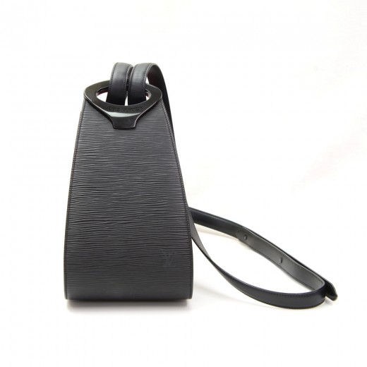Louis Vuitton Minuit Handbag Epi Leather Black 929931