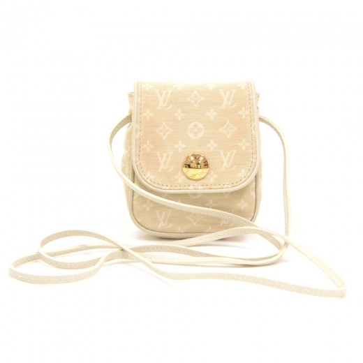 Pochette voyage small bag Louis Vuitton White in Cotton - 33366507