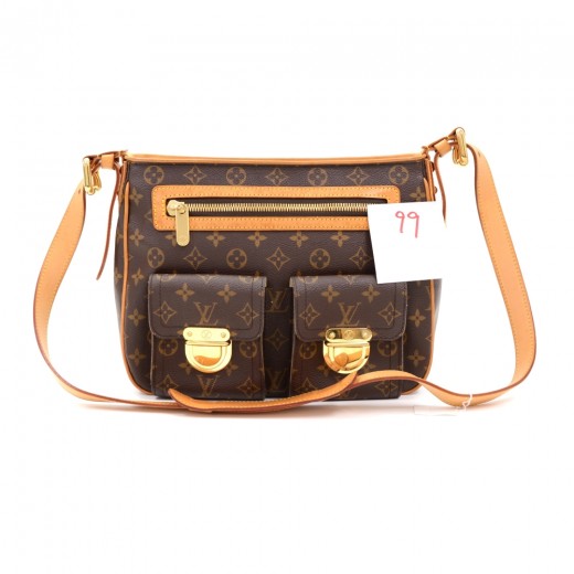 Hudson leather crossbody bag Louis Vuitton Brown in Leather - 29952769