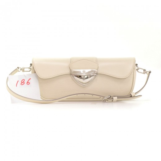 Louis Vuitton Pochette Montaigne Bag - White Shoulder Bags