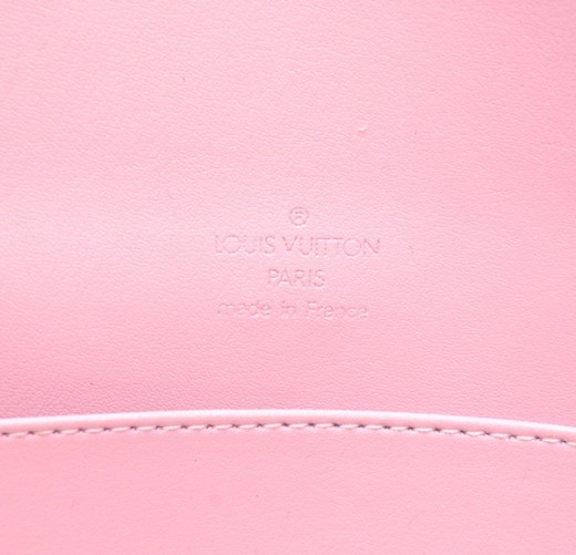 Louis Vuitton Louis Vuitton Pink Vernis Leather Thompson Street