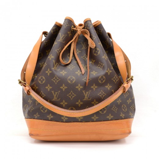 LOUIS VUITTON Petit Noe Used Shoulder Bag M42226 Brown Vintage #BG185