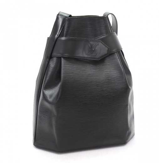 Louis Vuitton Sac d'Epaule Bucket Bag GM Red Leather