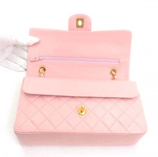 CHANEL PRECISION Shoulder Bag Pile fabric Pink Coco Logos Purse 90197061