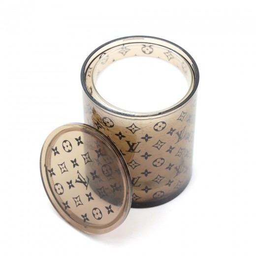 Louis Vuitton Aroma Candle Brown Monogram Case VIP Limited with Box New