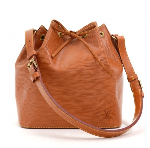 Pre-order] LV Epi Noe Bucket Bag (Blue / Gold), Luxury, Bags