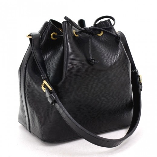 Louis Vuitton Louis Vuitton Black Epi Leather Petit Noe Shoulder Bag