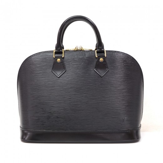 Louis Vuitton 35 Louis Vuitton Alma Black Epi Leather Hand Bag