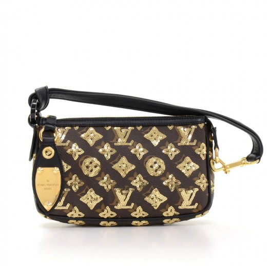 Pre-owned Louis Vuitton Fabric Bag Accessory In Black