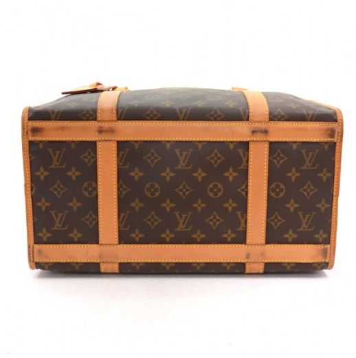 Louis Vuitton Dog Carrier Monogram Canvas 40 Brown Used Read
