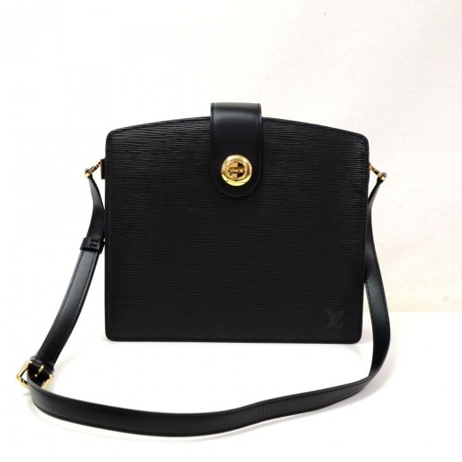Louis Vuitton Capucines Shoulder Bag | MM |Black Leather
