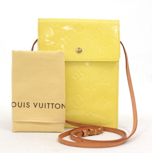 Louis Vuitton Citrine Monogram Vernis Mott Bag Louis Vuitton