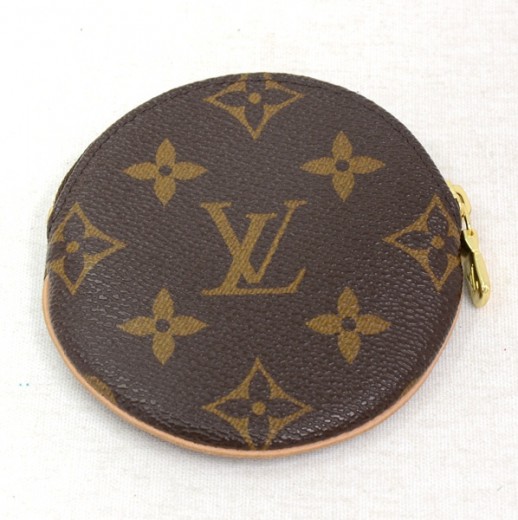 Louis Vuitton coin case Monogram beige Monogram canvas Authentic