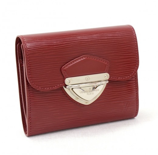 Louis Vuitton, Bags, Louis Vuitton Epi Red Tassil Leather Elise Bifold  Vintage Wallet Mi973