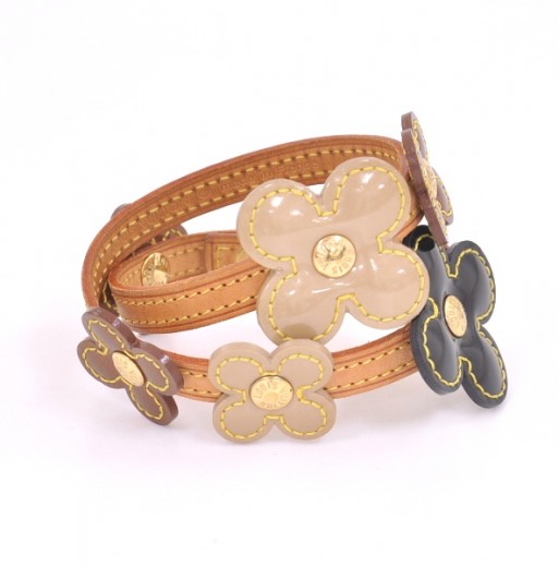 Pre-owned Louis Vuitton Gold Flower Full Bracelet