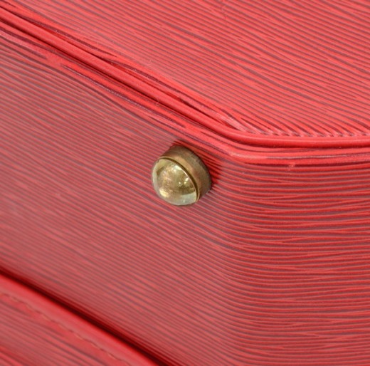 Vanity box LOUIS VUITTON red epi leather - VALOIS VINTAGE PARIS