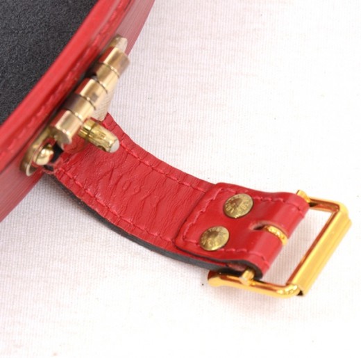 Louis Vuitton Vintage Special Order Louis Vuitton Red Epi Leather Hat