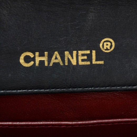 Chanel Chanel Black Quilted Leather Shoulder Flap Bag Large CC
