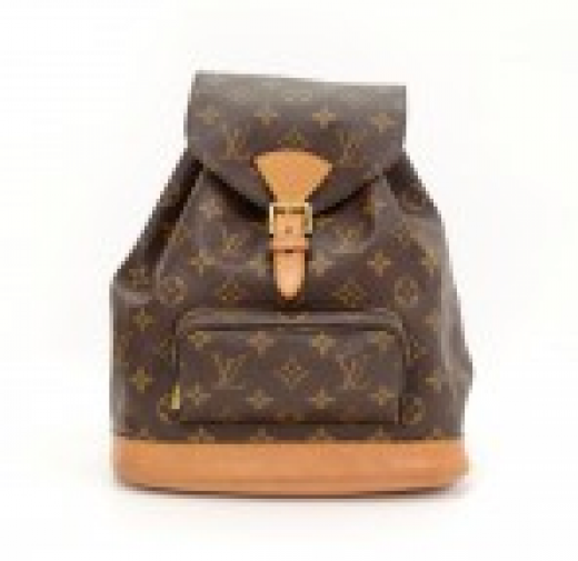 Authentic Louis Vuitton Montsouris MM backpack monogram