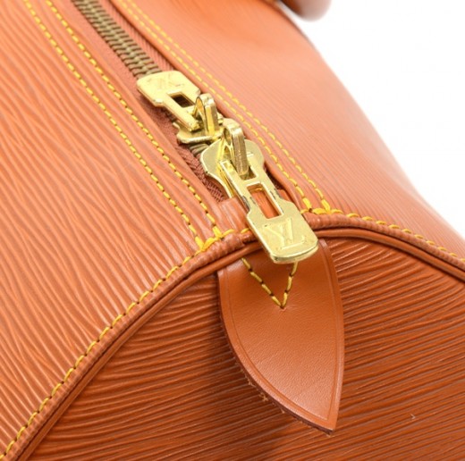 Louis Vuitton Cipango Brown Gold Epi Leather Keepall 45 Duffle Bag 85lv225s  at 1stDibs