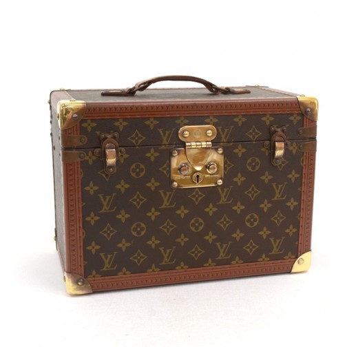 Louis Vuitton Nume Leather Trunk Pattern Card Case Pass Case Not For Sale  Beige
