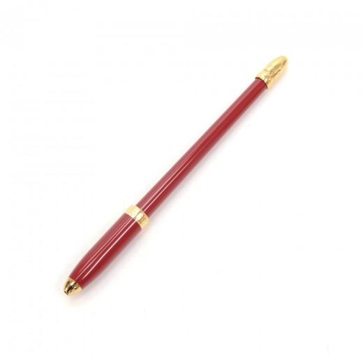 Louis Vuitton Louis Vuitton Red x Gold Tone Small Ball Point Pen For