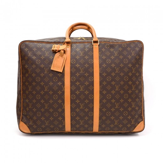 LOUIS VUITTON Sirius 45 Monogram Canvas Suitcase Travel Bag Brown
