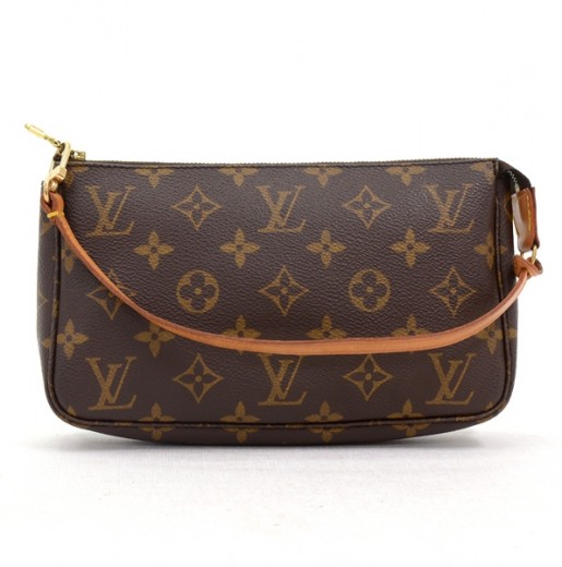 Louis Vuitton Standing Pouch Brown/Clear in Coated Canvas/PVC - US