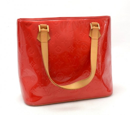 Louis Vuitton Houston Vernis Red Leather Patent leather ref.260262